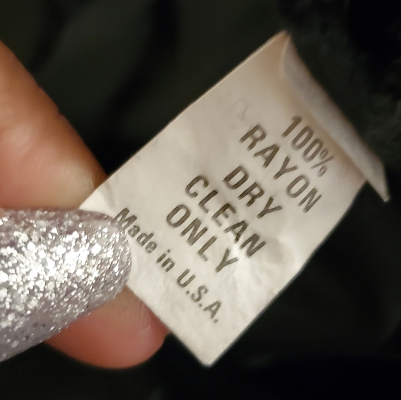 🔥SALE🔥Ann Taylor Vintage Black Velvet Red Bow Dress 6 - Picture 4 of 12